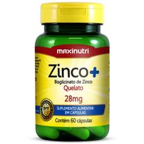 6 potes zinco complex 60cps maxinutri