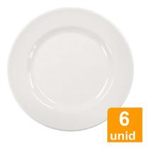 6 Pratos Melamina 17,5cm Buffet Restaurante Bar Kit Atacado 6 Pratos Melamina 17,5cm Buffet Restaurante Bar Kit Atacado