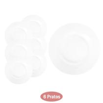 6 Pratos Temperado Menu 23cm Restaurante Almoço Janta Nadir