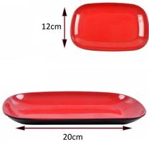 6 Pratos Travessa Oriental Melamina Sushi 20cm Restaurantes 6 Pratos Travessa Oriental Melamina Sushi 20cm Restaurantes