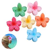 6 Presilha Piranha Cabelo Flor Prendedor Penteado Verão Praia 6 Presilha Piranha Cabelo Flor Prendedor Penteado Verão Praia