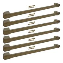 6 Puxador 320Mm Móveis Gavetas Portas Guarda Roupas Armário 6 Puxador 320Mm Móveis Gavetas Portas Guarda Roupas Armário