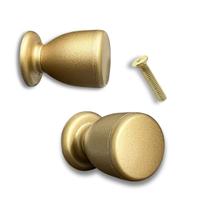 6 puxadores mod. Ponto Redondo 30mm p/ Móveis Dourado Fosco 6 puxadores mod. Ponto Redondo 30mm p/ Móveis Dourado Fosco