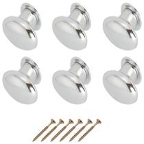 6 Puxadores Oval Cromado Armario Pia Moveis Guarda Roupa Porta Gaveta 6 Puxadores Oval Cromado Armario Pia Moveis Guarda Roupa Porta Gaveta