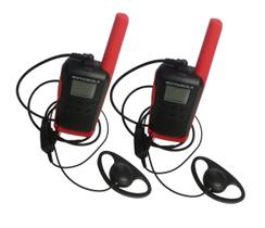 6 Rádio Comunicador Motorola T210BR Até 32km Com Fones de Ouvido Resistentes