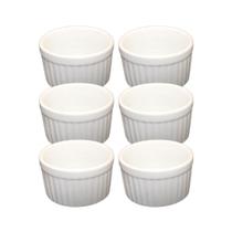 6 Ramekin Porcelana 90 Ml Porta Molho Maionese Restaurante