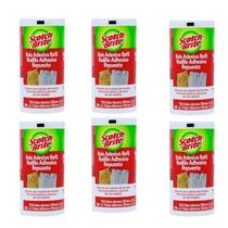 6 Refil Rolo Adesivo Scotch-Brite Roupas Novas E Limpas Branco 6 Refil Rolo Adesivo Scotch-Brite Roupas Novas E Limpas Branco