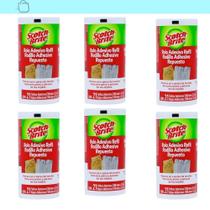 6 Refil Rolo Adesivo Scotch-Brite Roupas Novas E Limpas