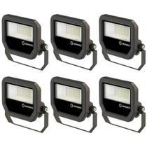 6 Refletores Floodlight Ledvance Biv 3000k 1700lm 17w Pfm