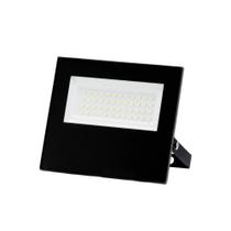 6 Refletores Taschibra Led Tr Slim 50w 6500k Preto Autovolt