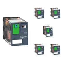 6 Relé Miniatura 24V Schneider 4C/O 6A 24VCC RXM4AB1BD