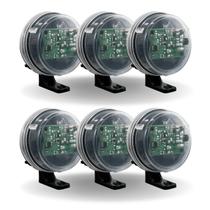 6 Relé Sensor Fotocélula Acende Automático Corujito Área Externa Acende Noite Apaga Dia Fotoelétrico