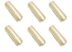 6 Rolos Bobina Plastico De Filme Pvc 28cm X 300 Metros 6 Rolos Bobina Plastico De Filme Pvc 28cm X 300 Metros