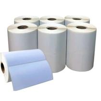 6 Rolos Com 235 Etiquetas Adesivas Couchê 100x150mm Para Impressoras Térmicas Facislito