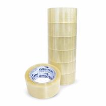 6 Rolos Fita Adesiva Evolution Transparente 48x100 Embalagem