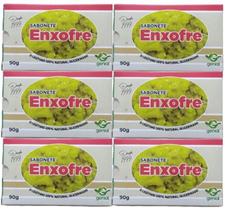 6 Sabonete Glicerinado Enxofre - Genial