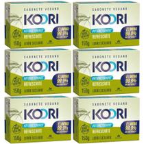 6 Sabonete Vegetal Koori Antibac Refrescante 150g Davene 6 Sabonete Vegetal Koori Antibac Refrescante 150g Davene