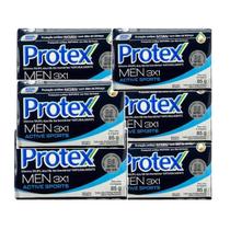 6 Sabonetes Protex Formen Sport 85g cada - Protex 6 Sabonetes Protex Formen Sport 85g cada - Protex