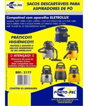 6 Sacos Coletores de Lixo Aspirador de Pó Electrolux com Bocal de 4,5cm ( AQP10, GT20n, Flex ) - Porto-Pel