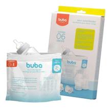 6 Sacos Esterilizador Mamadeira Chupeta Bico Microondas Buba 6 Sacos Esterilizador Mamadeira Chupeta Bico Microondas Buba