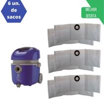 6 Sacos P/ Aspirador De Pó Electrolux Flex 1400 Flsc
