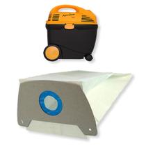 6 Sacos Refil Coletor de Papel Descartável Para Aspirador Wap Aero Clean Cartucho Bag Amarelo - All Clean