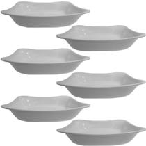 6 Saladeira em Melamina Plástico Tigela Bowl 15cm Atacado