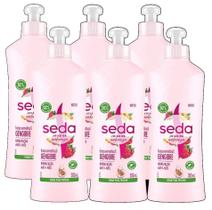 6 Seda Creme Para Pentear Frutas Vermelhas e Gengibre 300Ml
