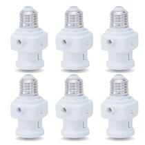 6 Sensor Fotosoquete 4 Em 1 Fotocélula Temporizador Bivolt E27 Acende Noite Apaga Dia Automático Luz