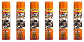 6 Silicone Perfumado Spray Carro Novo Luxcar 300 Ml
