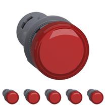 6 Sinaleiro 22mm Led Vermelho 24v - Xa2evb4lc Schneider