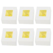 6 Spot Authentic Sobrepor Quadrado Luz Amarela 3000K Bivolt 5W Avant