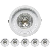 6 Spot Embutir Recuado Dirigível E27 Par30 Save Energy