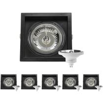 6 Spot Embutir Recuo AR111 + Lâmpada LED 12W 4000K Save Energy 6 Spot Embutir Recuo AR111 + Lâmpada LED 12W 4000K Save Energy