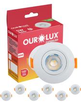 6 Spot Led Redondo De Embutir Bivolt 5w 6400k Ourolux 6 Spot Led Redondo De Embutir Bivolt 5w 6400k Ourolux
