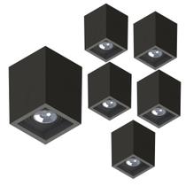 6 Spot Sobrepor Save Energy Boxit Par30 E27 Preto 110/220v 6 Spot Sobrepor Save Energy Boxit Par30 E27 Preto 110/220v