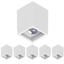 6 Spot Sobrepor SaveEnergy Boxit Ar70 Gu10 Branco 110/220v 6 Spot Sobrepor SaveEnergy Boxit Ar70 Gu10 Branco 110/220v