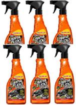 6 Super Limpador Limpa Tudo Luxcar 500 Ml