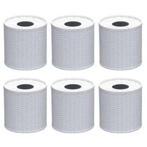 6 Suporte De Papel Higiênico Rattan Para Mesa De Escritório 6 Suporte De Papel Higiênico Rattan Para Mesa De Escritório