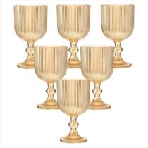 6 Taças Conjunto Luxuoso De Vidro 390ml Versalhes para Drinks Sucos Agua Diversas Cores 6 Taças Conjunto Luxuoso De Vidro 390ml Versalhes para Drinks Sucos Agua Diversas Cores