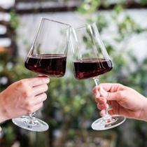 6 Taças Cristal Vinho 460ml Linha Xtra Titanio Cor Transparente