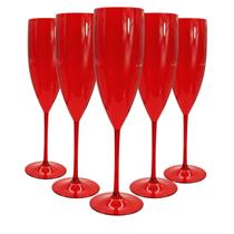 6 Taças De Champanhe Acrílico Cristal Colorido 160 Ml Elegância e Sofisticação Para Sua Festa 6 Taças De Champanhe Acrílico Cristal Colorido 160 Ml Elegância e Sofisticação Para Sua Festa