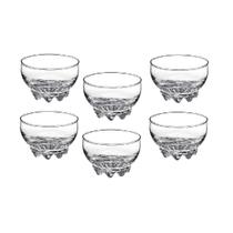 6 Taças Vidro 240ml Sobremesa Bormiolli Rocco