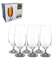 6 Taças Vidro Xtra Crystal Bohemia Degustação Cerveja 380 Ml Cor Transparente Xtra Beer