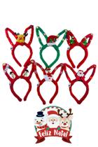 6 Tiaras Enfeites De Natal Com led Pisca De Fadas Colorido 6 Tiaras Enfeites De Natal Com led Pisca De Fadas Colorido