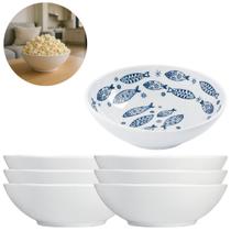 6 Tigelas Bowl 800ml Melamina P/ Refeição Restaurante