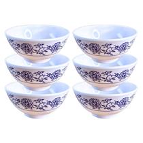 6 Tigelas Bowl Cumbuca p/ Sobremesa em Melamina 400ml