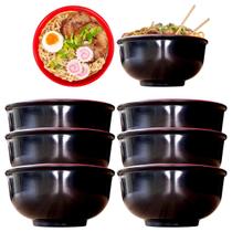 6 Tigelas Bowl Oriental Melamina Para Restaurante Japones 1,75L 6 Tigelas Bowl Oriental Melamina Para Restaurante Japones 1,75L