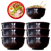 6 Tigelas Bowl Oriental Melamina Restaurante Japones 800ml