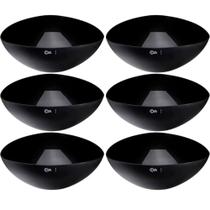 6 Tigelas Pretas 5L Saladeira Bacia Servir em Restaurantes B